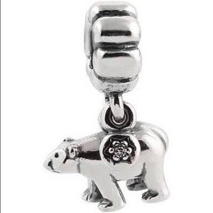 Pandora polar bear charm